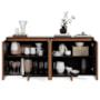 Buffet Aparador Flow Sense 4 Portas Preto – EJ Móveis