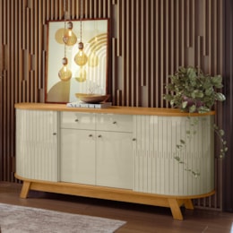 Buffet Aparador Mônaco Cumaru/Opala - Madetec Buffet Aparador Mônaco Cumaru/Opala - Madetec