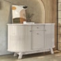 Buffet Aparador Monza Calacata/Off White - Madetec