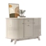 Buffet Aparador Monza Calacata/Off White - Madetec