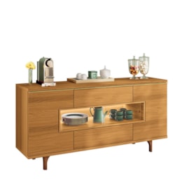 Buffet Aparador Murano 3 Portas Cinamomo – HB Móveis
