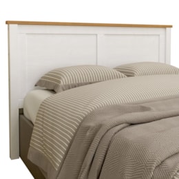 Cabeceira Casal Topázio 160cm Branco/Freijó - Finestra Móveis