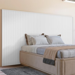 Cabeceira Florença para Cama de Casal e Queen Branco - Casa D