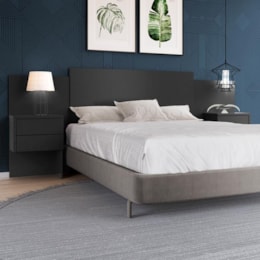 Cabeceira Recife Extensível Preto - PR Móveis