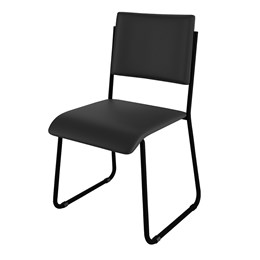 Cadeira Mundi Preto - Móveis Belo