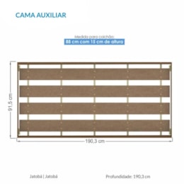 Cama Auxiliar Jatobá - Santos Andirá