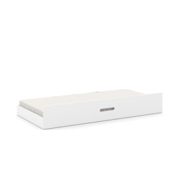 Cama Auxiliar New Branco Soft com Colchão Supreme D33 - Matic Móveis 