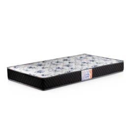 Cama Evolutiva 2 em 1 Ravi Branco Fosco Pés Amadeirado com Colchão D33 - Reller Móveis  Cama Evolutiva 2 em 1 Ravi Branco Fosco Pés Amadeirado com Colchão D33 - Reller Móveis