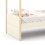 Cama Infantil Kids Liv Off White/Natural com Colchão Supreme D33 - Matic Móveis 