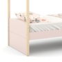 Cama Infantil Kids Liv Rosê/Natural com Colchão Supreme D20 - Matic Móveis 