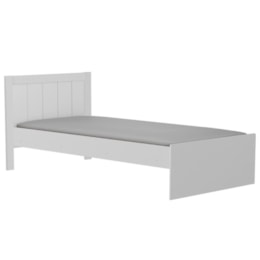 Cama Infantil Solteiro Manu Branco Brilho com Colchão Supreme D33 - Móveis Peroba Cama Infantil Solteiro Manu Branco Brilho com Colchão Supreme D33 - Móveis Peroba