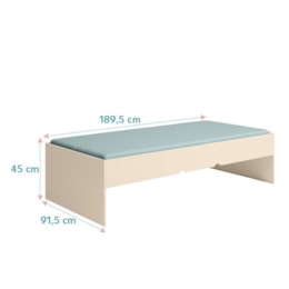 Cama Solteiro Chiara Off White - Phoenix Baby Cama Solteiro Chiara Off White - Phoenix Baby