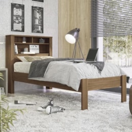 Cama Solteiro Invicta com Baú Jatobá - Santos Andirá