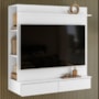Closet com Painel Wave Branco para TV até 42” - Móveis Albatroz