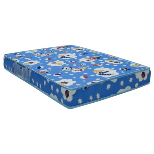 Colchão de Berço Espuma Baby Physical D18 70x130cm Azul - Ortobom 
