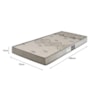 Colchão Solteiro Espuma Dream D20 78cmx188cm Cinza - Gazin