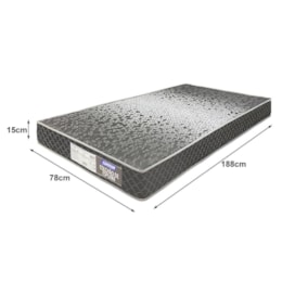 Colchão Solteiro Espuma Dream D33 15x78cmx188cm Preto - Gazin