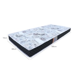 Colchão Solteiro Espuma Supreme D23 88cmx188cm Preto - Gazin Colchão Solteiro Espuma Supreme D23 88cmx188cm Preto - Gazin
