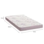 Colchão Solteiro Physical Resistente Liso D20 78x188cm Lilás - Ortobom 