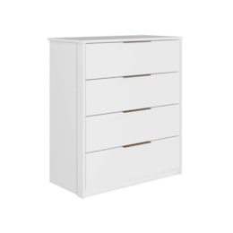 Comoda Alia 4 Gavetas Branco – Demobile