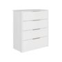 Comoda Alia 4 Gavetas Branco – Demobile