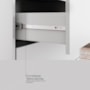 Comoda Alia 4 Gavetas com Pés Branco – Demobile