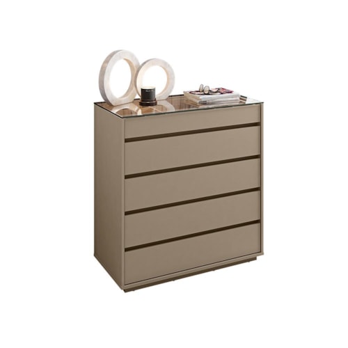 Cômoda Belize Belize 5 Gavetas Fendi - Casa D