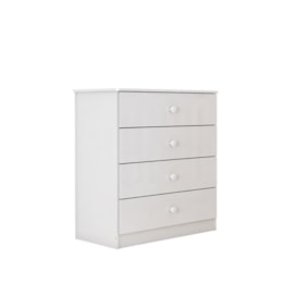 Cômoda Infantil Labirinto 4 Gavetas Branco - Móveis Henn