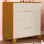 Cômoda Infantil Luna 4 Gavetas Areia Fosco/Savana - Reller Móveis