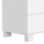 Cômoda Infantil Luna 4 Gavetas Branco Fosco - Reller Móveis