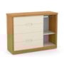 Cômoda Infantil Tutto New 1 Porta e 4 Gavetas Freijó/Off White - Matic Móveis
