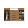 Comoda London 2 Portas 7 Gavetas Amêndola Touch – Demóbile