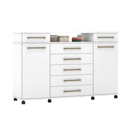 Comoda London 2 Portas 7 Gavetas Branco – Demóbile