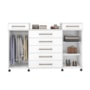 Comoda London 2 Portas 7 Gavetas Branco – Demóbile
