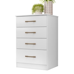 Cômoda MS913 4 Gavetas Branco - Moval Cômoda MS913 4 Gavetas Branco - Moval