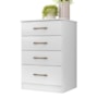 Cômoda MS913 4 Gavetas - Moval Branco