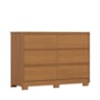 Cômoda Ravenna 6 Gavetas Cinamomo - Móveis Henn
