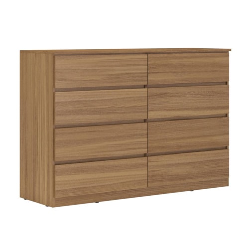 Comoda Sintra 8 Gavetas Amêndola Touch – Demóbile