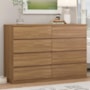 Comoda Sintra 8 Gavetas Amêndola Touch – Demóbile