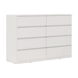 Comoda Sintra 8 Gavetas Branco – Demóbile