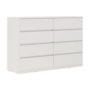 Comoda Sintra 8 Gavetas Branco – Demóbile