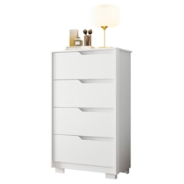 Cômoda Sole 4 Gavetas Branco Fosco - Móveis Albatroz Cômoda Sole 4 Gavetas Branco Fosco - Móveis Albatroz