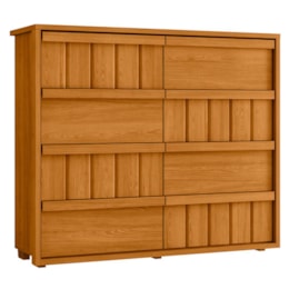 Cômoda Tarsila 8 Gavetas Cinamomo - Madetec