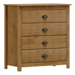 Cômoda Topázio 4 Gavetas Freijó - Finestra Móveis Cômoda Topázio 4 Gavetas Freijó - Finestra Móveis