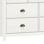 Cômoda Topázio 7 Gavetas Branco/Freijó - Finestra Móveis 