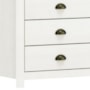 Cômoda Topázio 8 Gavetas Branco/Freijó - Finestra Móveis