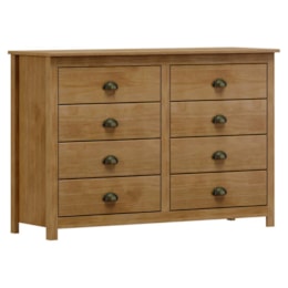 Cômoda Topázio 8 Gavetas Freijó - Finestra Móveis Cômoda Topázio 8 Gavetas Freijó - Finestra Móveis