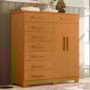 Cômoda Verona 2 Portas e 8 Gavetas Cinamomo - Móveis Albatroz