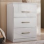 Cômoda Vitória 3 Gavetas - Moval Branco