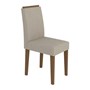 Conjunto 2 Cadeiras Amanda Imbuia/Marrom Claro - PR Móveis  